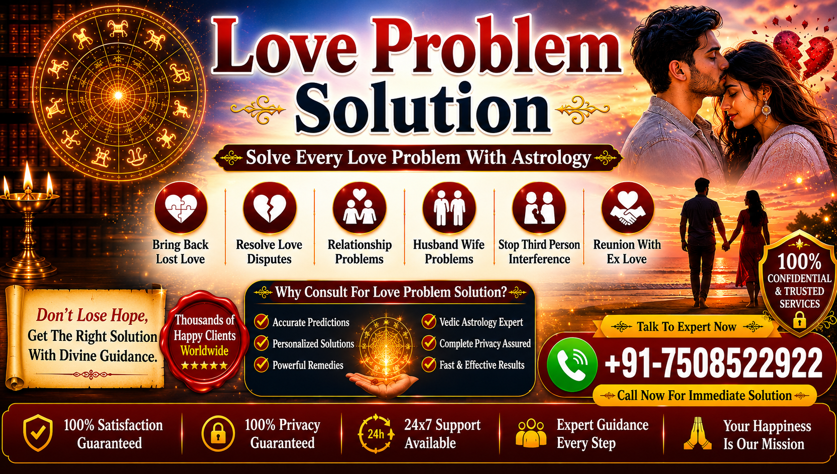 Astrologer Sahil Bhargav Call +91-7508522922